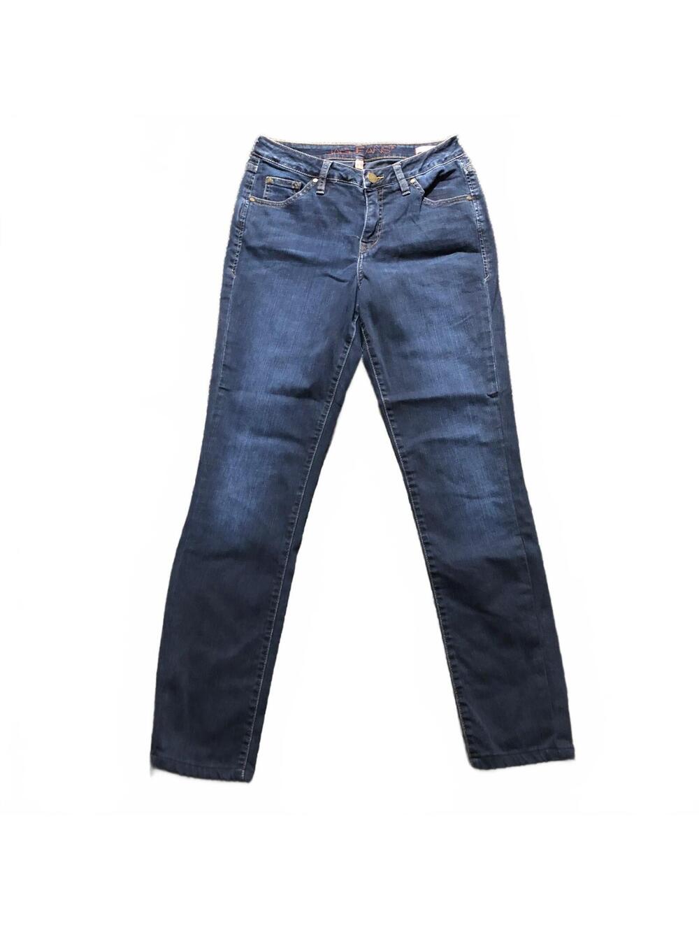 Jag Jeans Mid Rise Boot Leg Dark Blue Denim Jeans Size 8
